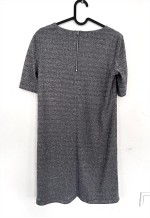 Mini Grey Formal Cocktail Dress - M