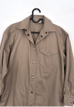 Vintage Cargo Safari Cacao Cotton Mini Dress - S