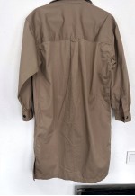 Vintage Cargo Safari Cacao Cotton Mini Dress - S