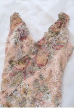 vintage Fairy Dreamy Grunge Glam Asymmetrical Floral Dress