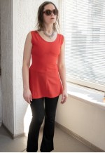 Vintage 80's Red Mini Dress/Top