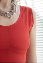 Vintage 80's Red Mini Dress/Top