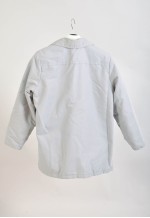 Vintage 80s faux fur lined coat in grey