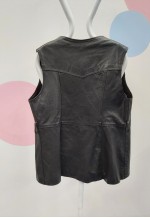 Vintage Real Leather Waistcoat