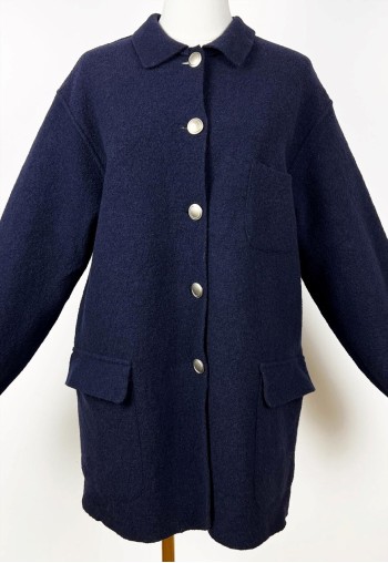Vintage Wool Jacket, Ritva Falla Boiled Wool Jacke