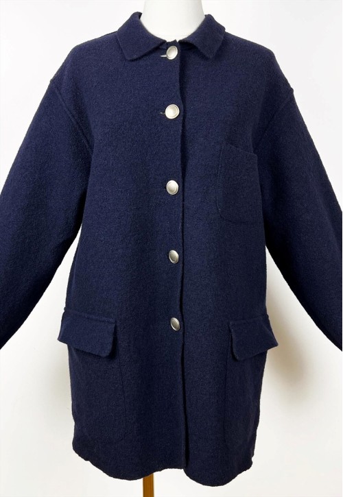 Vintage Wool Jacket, Ritva Falla Boiled Wool Jacke