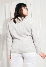 Vintage Blazer Y2k Preppy Mean Girl Plaid Pastel Jacket