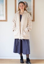 Beige cream vintage coat jacket