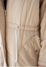 Beige cream vintage coat jacket