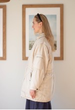 Beige cream vintage coat jacket