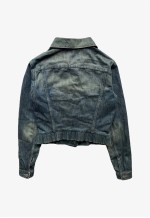 Vintage Y2K Women's Blue Denim Jacket