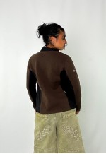 Brown 90s Fleece Jacket