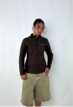 Brown 90s Fleece Jacket