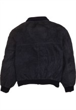 Vintage 90's Active Windbreaker Heavyweight Button Up Navy