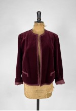 Stephen House Velvet 70's Vintage Burgundy Ladies Jacket