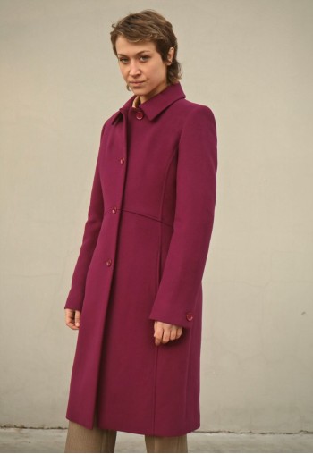 Vintage nos wool coat 60s style