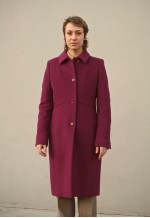 Vintage nos wool coat 60s style